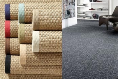 Wall to wall carpets &amp; straw mats